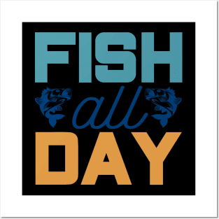 fish au day Posters and Art